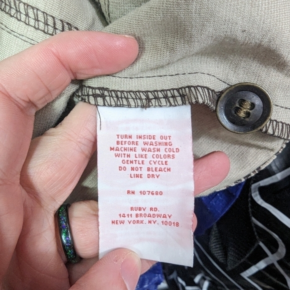 Ruby Road Snake Print Button Front Jacket Sz 14P - Picture 12 of 12